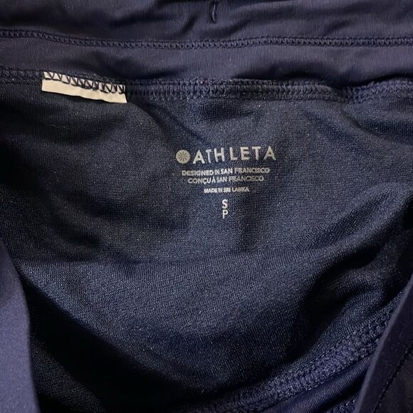 Athleta Kata Swim Shorts Blue Tie Dye SP - Picture 3 of 4